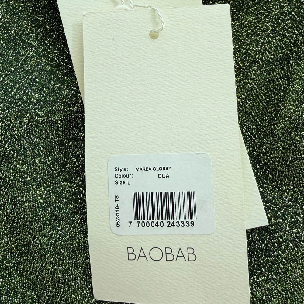 Baobab Marea Sparkling Green Maxi Dress